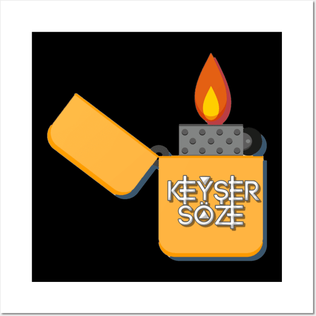 Keyser Sose - Got a Light? Wall Art by INLE Designs